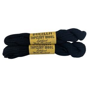 Bucilla Tapestry Wool Moth Resistant 40 Yards Blue Color 1964 Lot 1242 Lot of 2